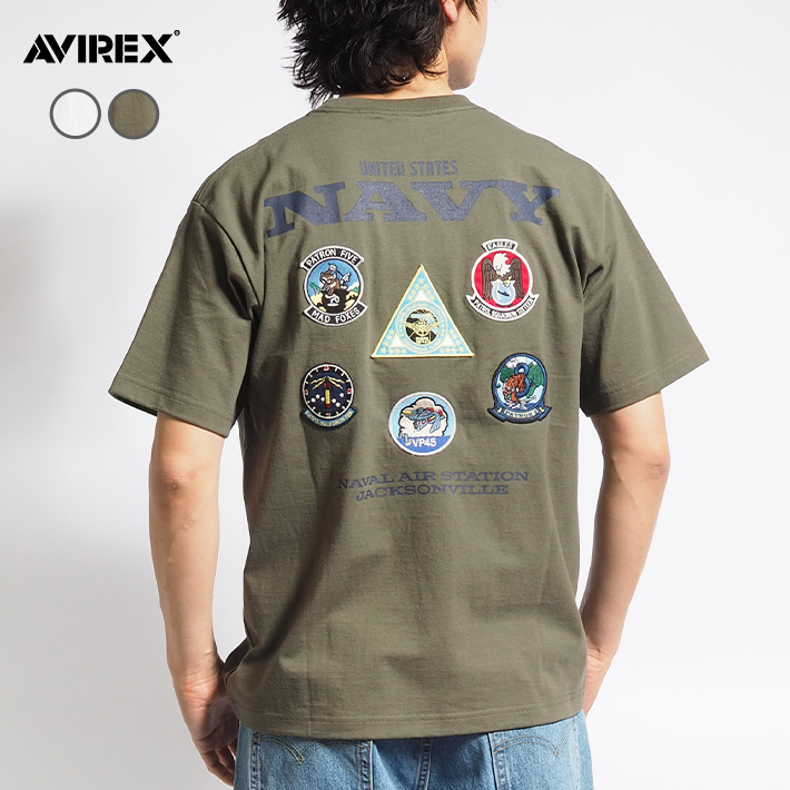 AVIREX アビレックス Tシャツ 半袖 バックフォックス (783-4134025) メンズファ...