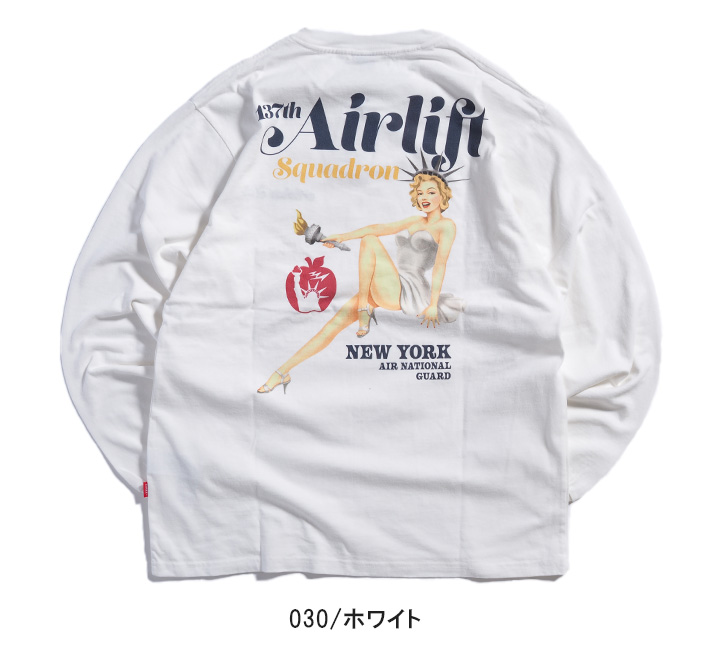 AVIREX アビレックス ロンT 137thピンナップガール (783-3230058