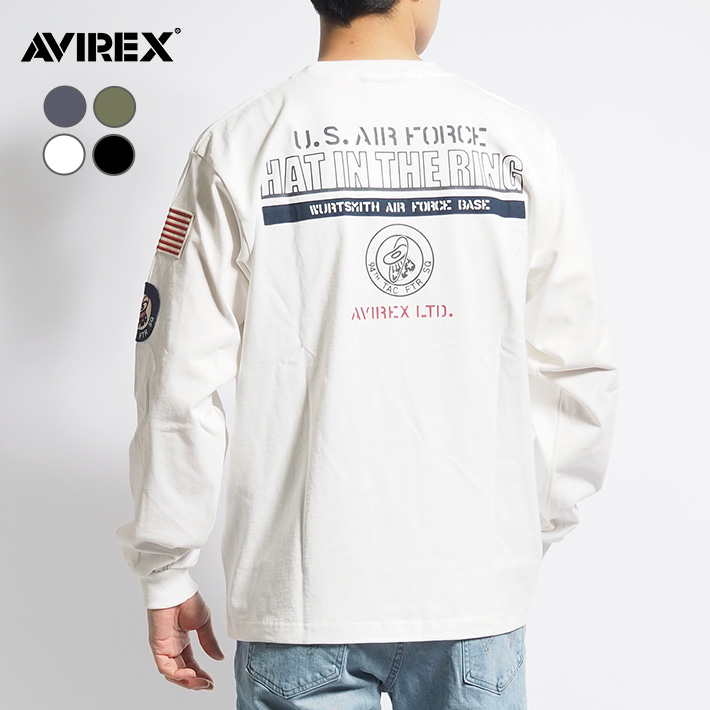 AVIREX（アヴィレックス） アビレックス ロンT 長袖 バックハット