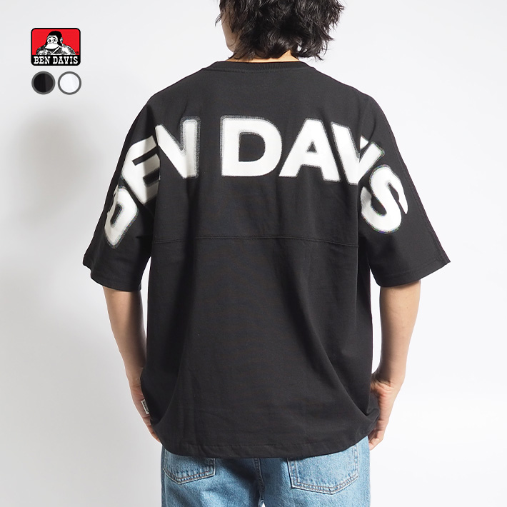 BEN DAVIS Tシャツ バック ショルダーアーチロゴ (C-24580020) メンズファッシ...