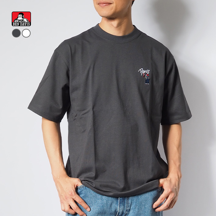 BEN DAVIS（ベンデイビス） セール Tシャツ 半袖 ワンポイント 刺繍