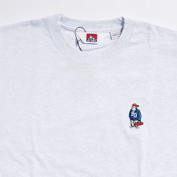 BEN DAVIS（ベンデイビス） ロンT 長袖 ワンポイントBDキャラ (C