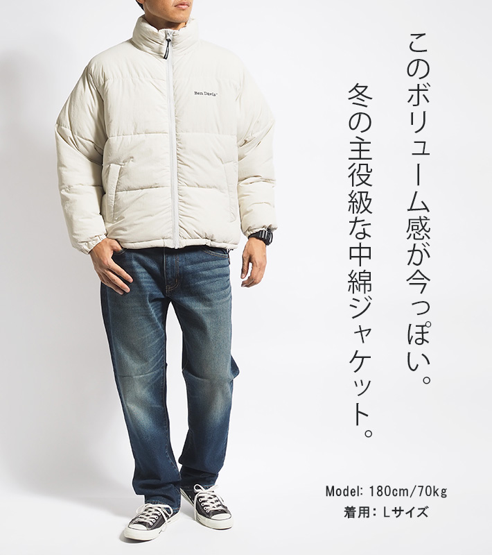 BEN DAVIS◆ジャケット/M/ウール BEN DAVIS】ベンデイビス メルトンウールジャケット size M
