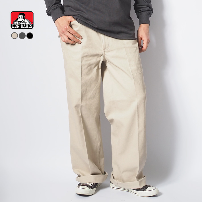 BEN DAVIS ベンデイビス ワークパンツ エクストラ ワイドパンツ (T-23180009) メンズファッション ブランド | BEN DAVIS | 01