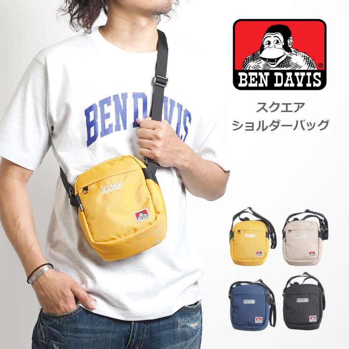 BEN DAVIS ベンデイビス ミニショルダーバッグ ロゴ刺繍 (BDW