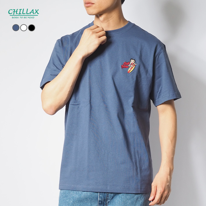 chillax（チラックス） セール Tシャツ 半袖 ワンポイント サーフィン