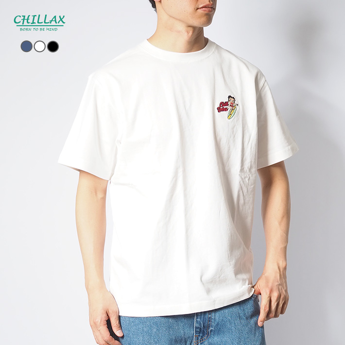 chillax（チラックス） Tシャツ 半袖 ワンポイント サーフィン ベティ