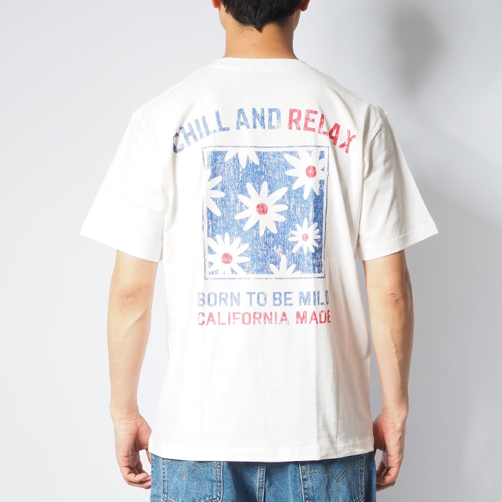 chillax（チラックス） セール Tシャツ 半袖 バックプリント フラワー