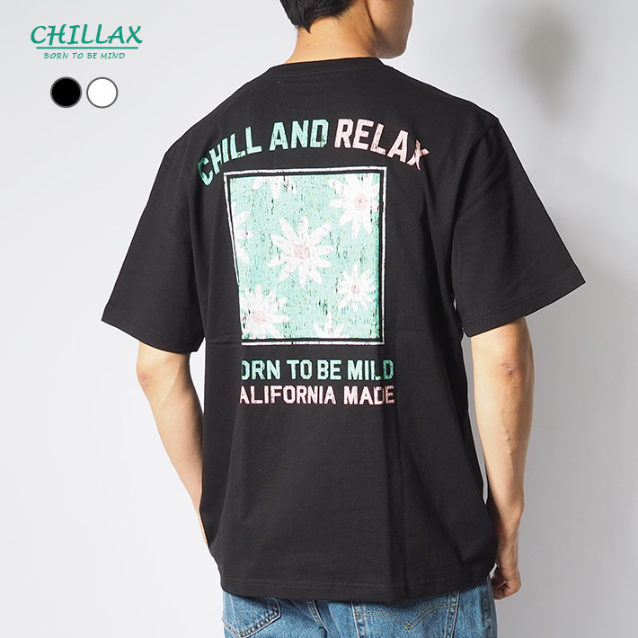 chillax（チラックス） セール Tシャツ 半袖 バックプリント フラワー