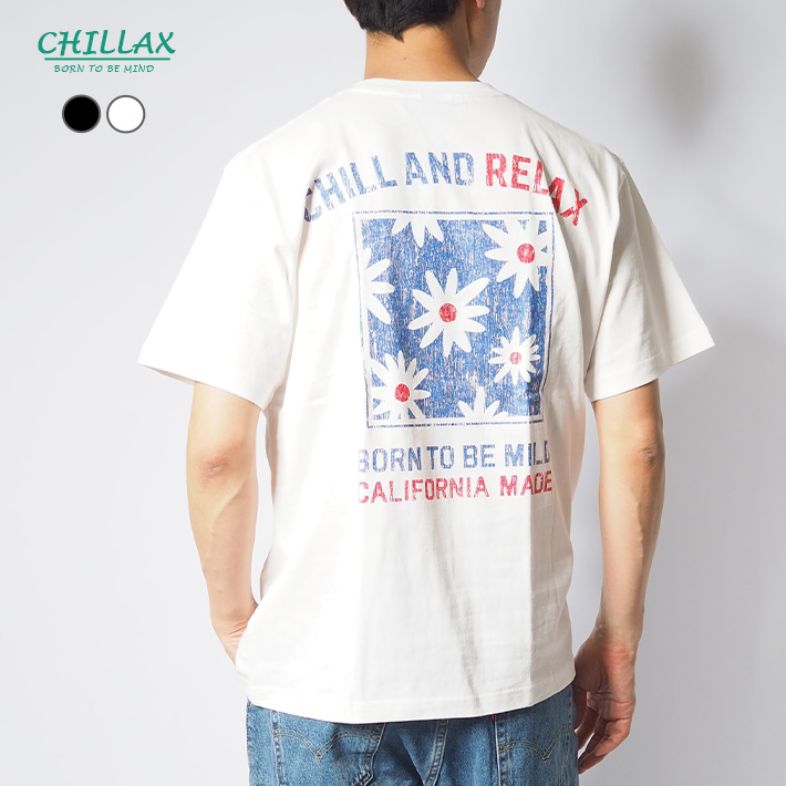 chillax（チラックス） セール Tシャツ 半袖 バックプリント フラワー
