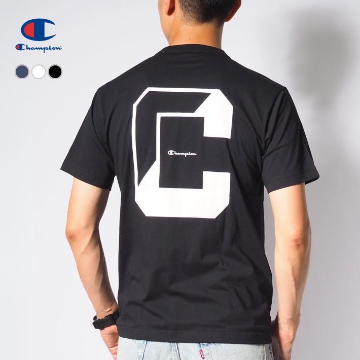 Champion（チャンピオン） Tシャツ 半袖 ベーシック ビックCロゴ (C3