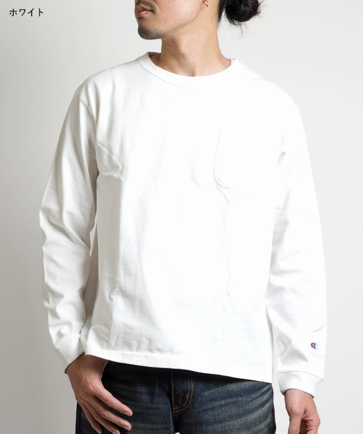 Champion CHAMPION チャンピオン ロンT 長袖 T1011 胸ポケット