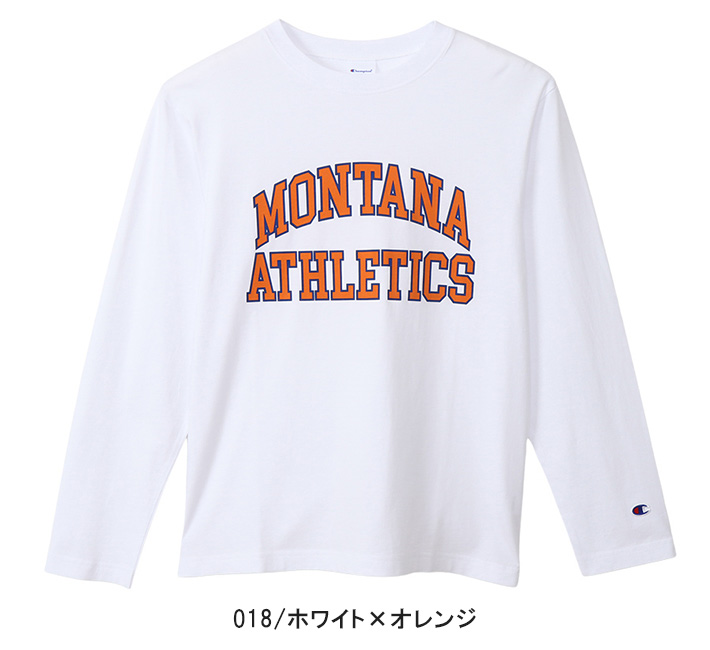 Champion（チャンピオン） ロンT 長袖 カレッジプリント ATHLETICS (C3