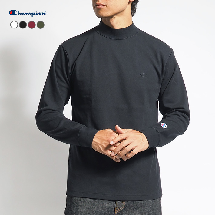 【新品】ハイネック／モックネック／長袖／4(Ｍ)サイズ ロンT メンズ 長袖Tシャツ ロングTシャツ ハイネック