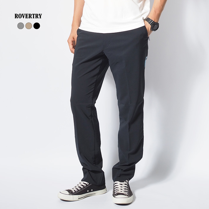 ROVERTRY 涼しいパンツ メンズ トラウザー スラックス クールメッシュ