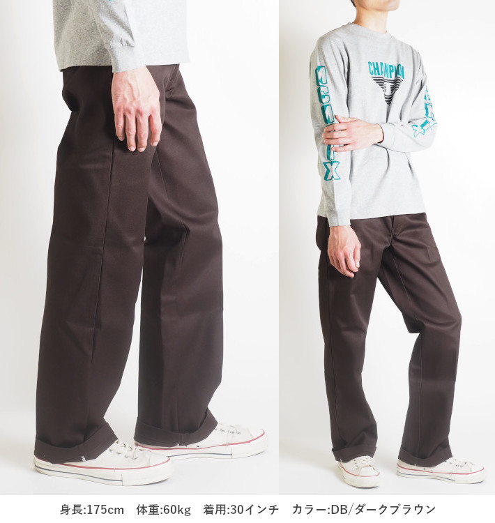 DICKIES ディッキーズ 874 ワークパンツ オリジナルフィット レングス32 (US874) メンズファッション ブランド 裾上げ