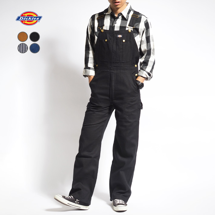 DICKIES ディッキーズ オーバーオール つなぎ ダック デニム ヒッコリー (80201100...