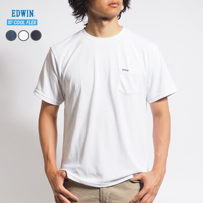 edwin 白tシャツ 人気