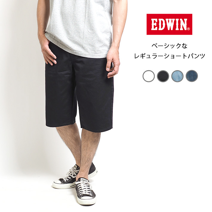 EDWIN レギュラーショーツ ショートパンツ デニム (GEV062) メンズファッション ブラン...