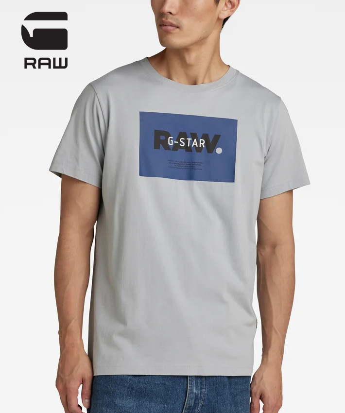 G-STAR RAW ジースターロウ Tシャツ ボックスロゴ (D21544-336-1238