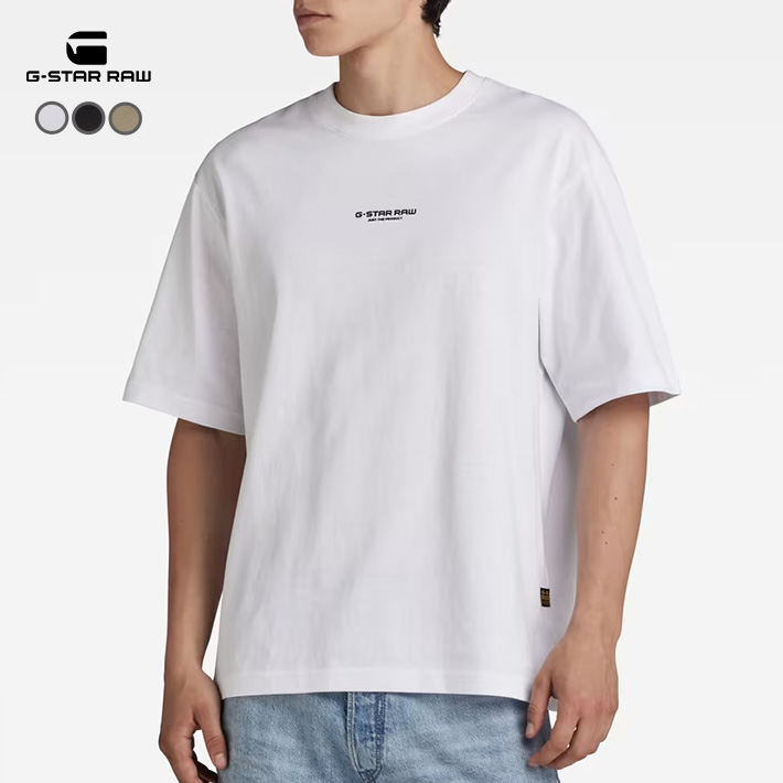 G-STAR RAW Tシャツ 胸センターミニロゴ (D24780-C336) メンズファッション ...