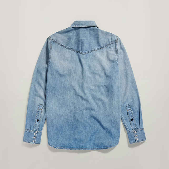 G-STAR RAW ジースターロウ デニムシャツ 長袖 レギュラーフィット 