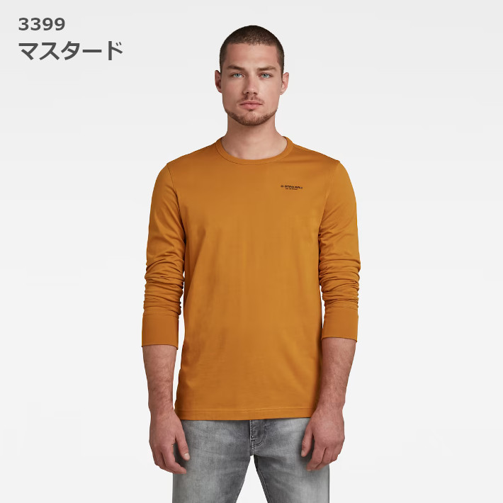 G-STAR RAW ジースターロウ ロンT ワンポイントロゴ (D20448-336) メンズファ...