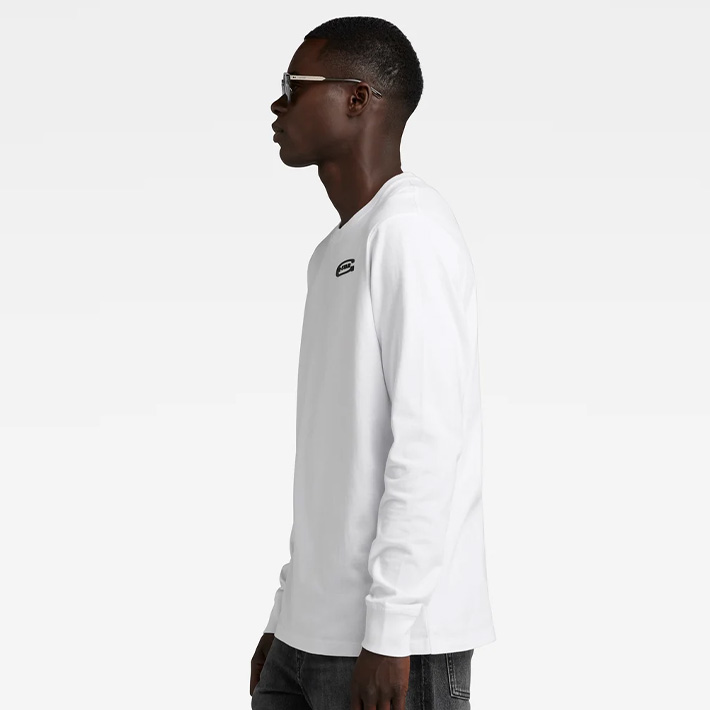 G-STAR RAW ジースターロウ ロンT 胸ロゴ ワンポイント (D23875-C336