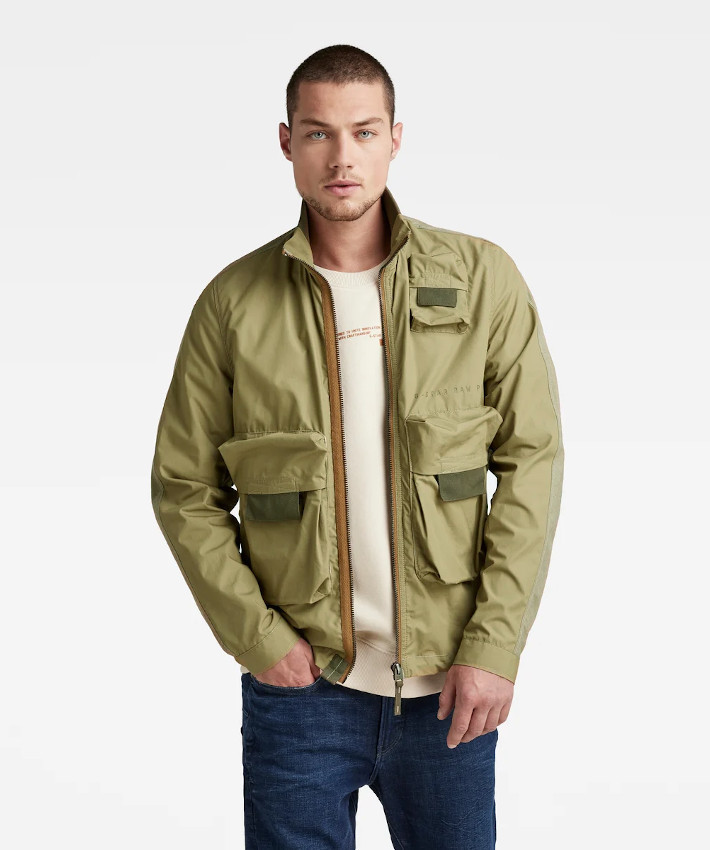 新しい G-STAR RAW (D21065-A790 コットンジャケット ジースターロウ ウォーキング・ランニングウェア