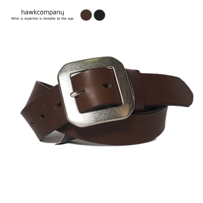 Hawk Company（ホークカンパニー） レザーベルト 本革 34mm ギャリソン