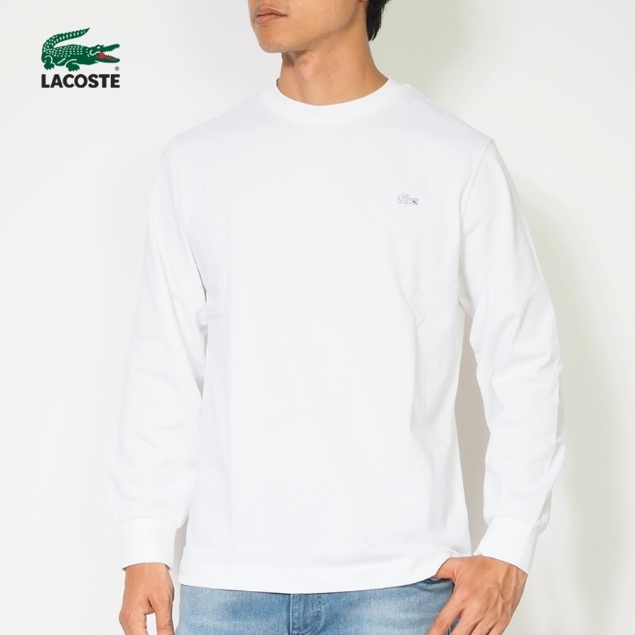 LACOSTE バーガンディ ハイネック長袖シャツ US M LACOSTE バーガンディ ハイネック長袖シャツ US M