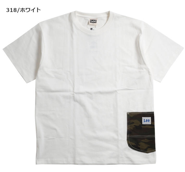 LEE リー Tシャツ 半袖 サイドポケット カモ柄 CAMO (LT3003) メンズファッション...