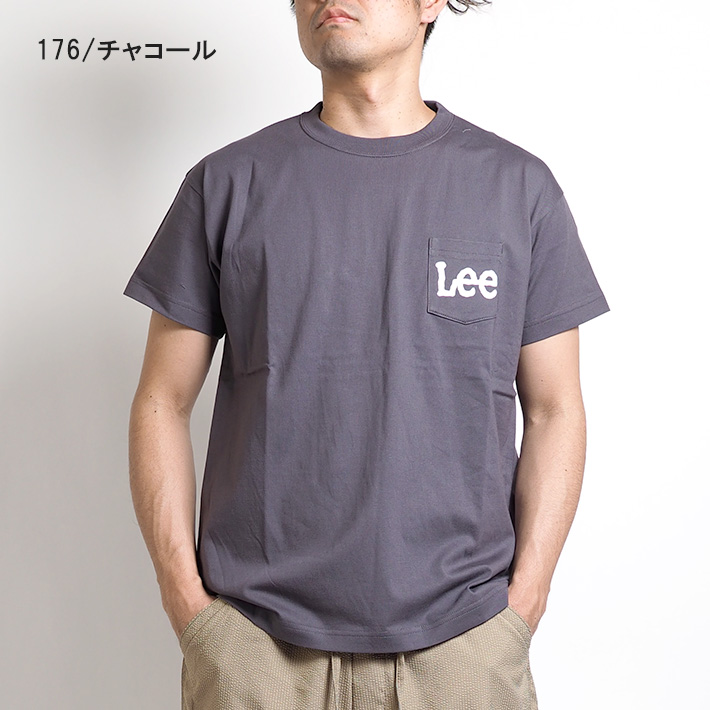 Lee LEE リー Tシャツ 半袖 ユニセックス ポケット付 ポケロゴ (LT7142 