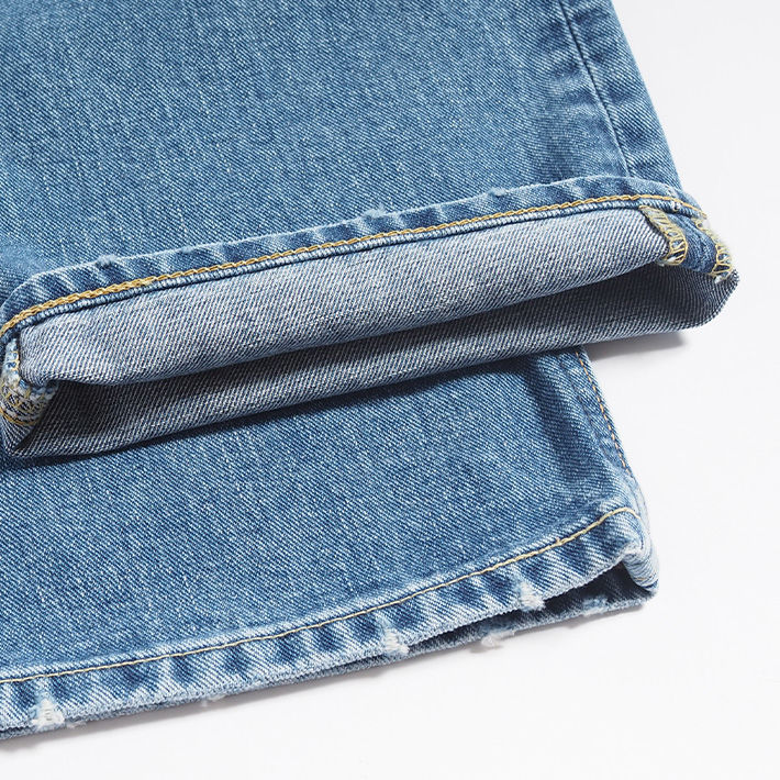 【Lee×DOORS】デニムパンツ サコッシュ付きレディースS Lee ジーンズ デニム デニムパンツ Lee/リー ワイドデニムパンツ