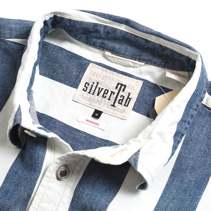 LEVIS SilverTab リーバイス シルバータブ ストライプシャツ