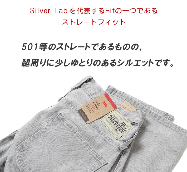 LEVIS SilverTab リーバイス シルバータブ ジーンズ ストレート (A36660002) メンズファッション ブランド