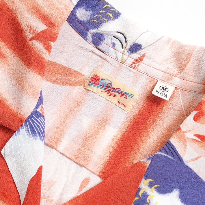 SUN SURF サンサーフ アロハシャツ 開襟シャツ 日本製 金魚