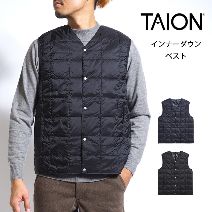 TAION タイオン ダウンベスト インナーダウン (TAION-001