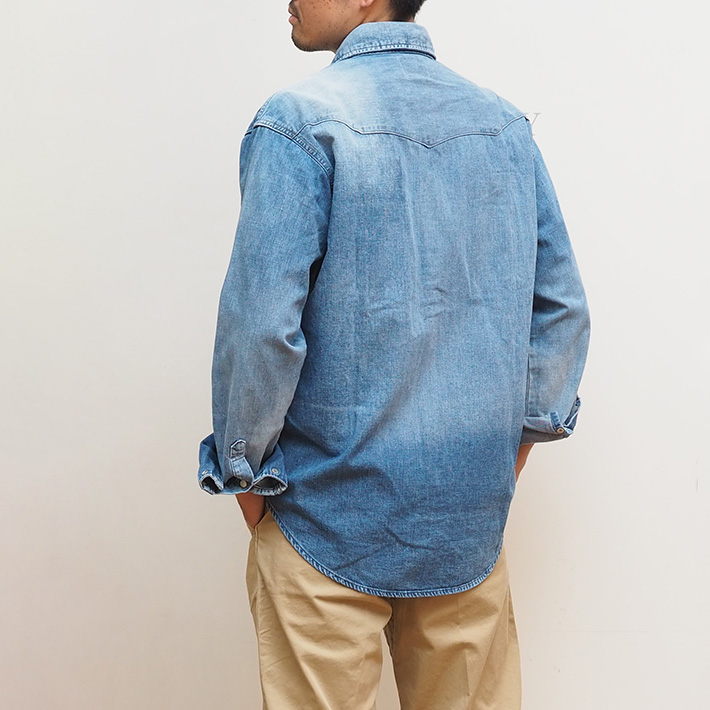 楽天市場】WRANGLER ラングラー ウエスタンシャツ 長袖 デニム