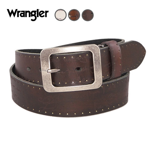 【美品】WRANGLER ラングラー 正規品　高級レザーベルト　極厚本革/牛革 楽天市場】WRANGLER ラングラー レザーベルト 牛革 日本製