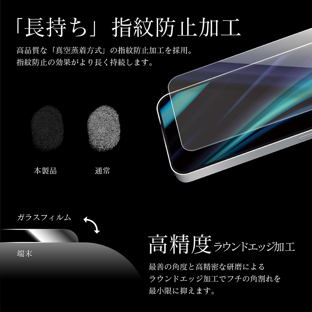 iPhone 12 | Pro ガラスフィルム 液晶保護フィルム GLASS PREMIUM FILM