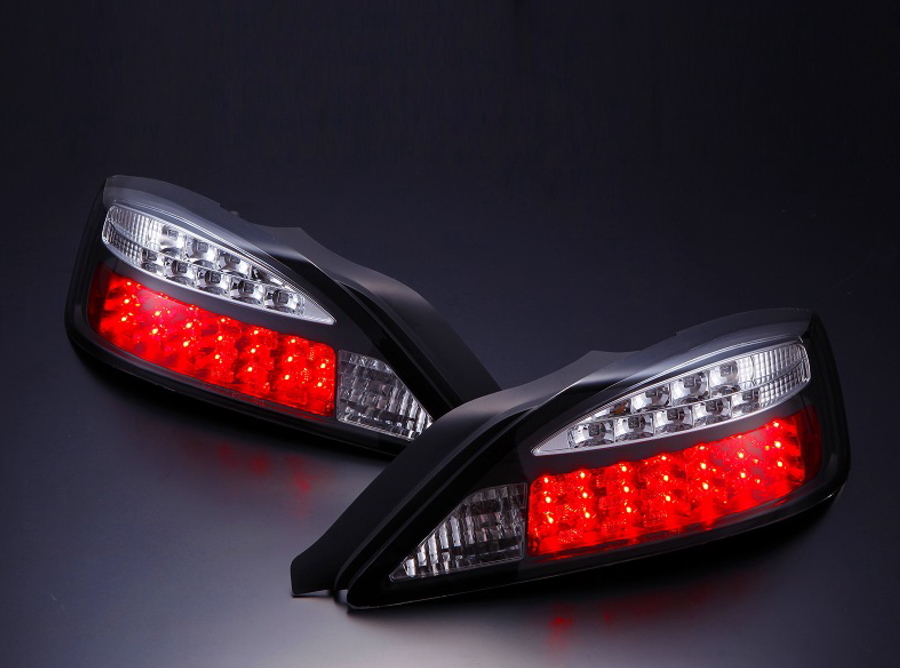 日産 シルビア S15 インナークローム LEDテールランプ 新品 左右セット 日産 シルビア S15 LEDテールランプ スモークレンズ 左右セット