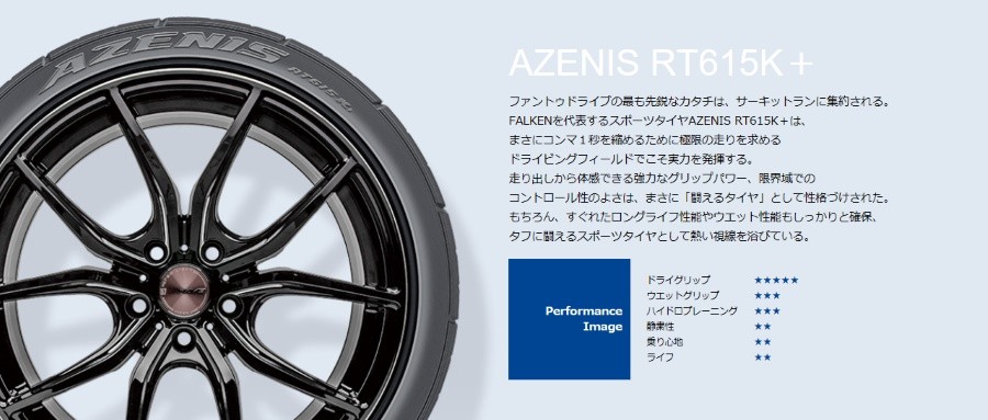215/40R17 ファルケンアゼニスRT615K＋2020年製中古2本 215/40R17 ファルケンアゼニスRT615K＋2020年製中古2本 - メルカリ
