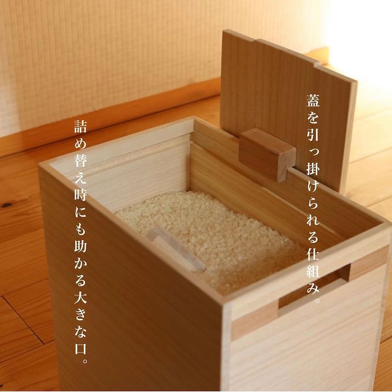 増田桐箱店 桐の米びつキャスター付5kg 日本製 お米 玄米 雑穀米 増田桐箱店 桐の米びつキャスター付5kg 日本製 お米 玄米 雑穀米