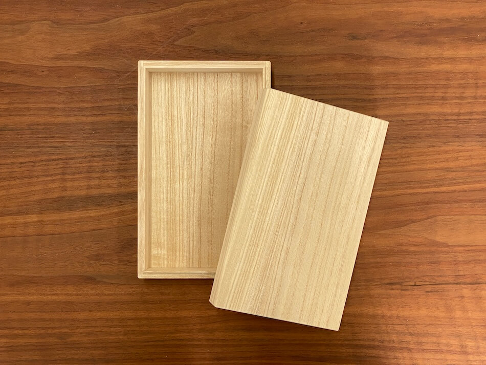 桐箱23箱　82×82×23 増田桐箱店 桐箱 Sサイズ W23.2cm×D14.2cm×H5.7cm 長方形 木箱 書類