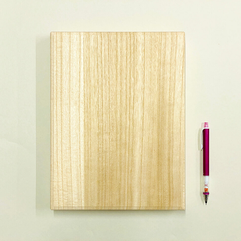 増田桐箱店 桐箱 A5サイズ 蓋あり かぶせ箱 W25.0cm×D19.0cm×H3