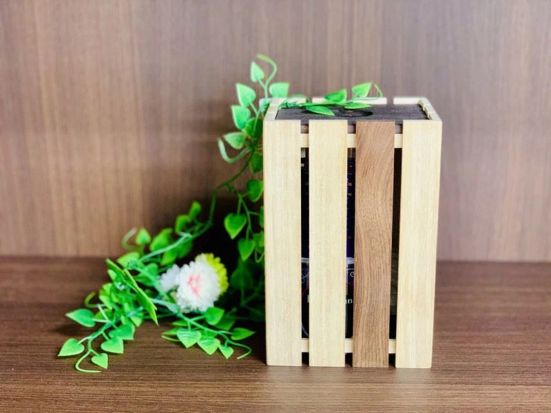 美術品・アンティーク・コレクション 寿惠廣 幽玄 香合 木製 銘入り 木