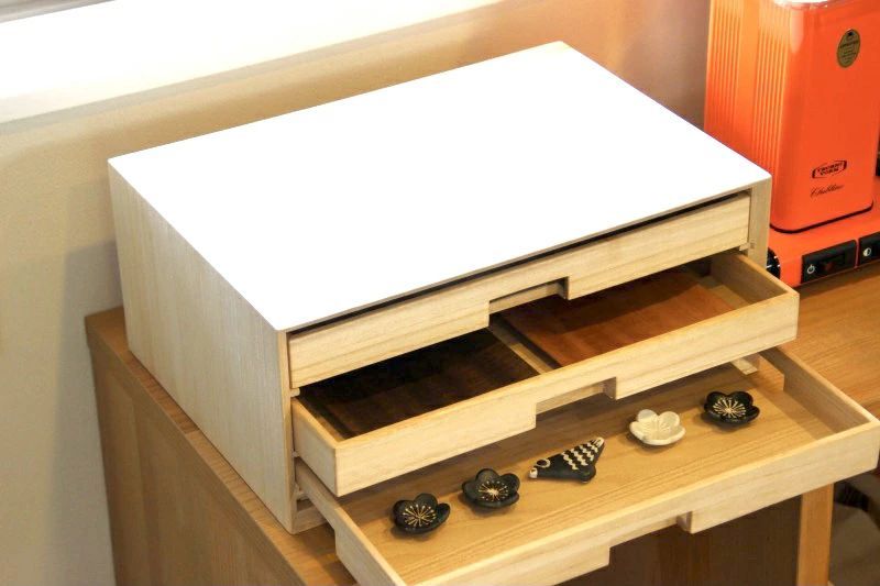 増田桐箱店 A4トレーキャビネット 書類 デスク 収納 整理整頓 おしゃれ