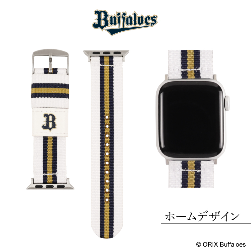 BAMBI アップルウォッチ バンド パ・リーグ 6球団デザイン ファイターズ 楽天イーグルス ライオンズ マリーンズ バファローズ ホークス パリーグ RWL003-004 |  | 09