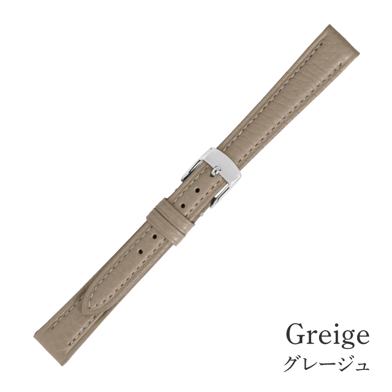 本革 イタリアンレザー 12mm 14mm 16mm 18mm 時計ベルト 腕時計 ベルト レディース グレージュ ベージュ ネイビー ピンク 牛革 バンビ 時計バンド BCA065 | BAMBI | 03